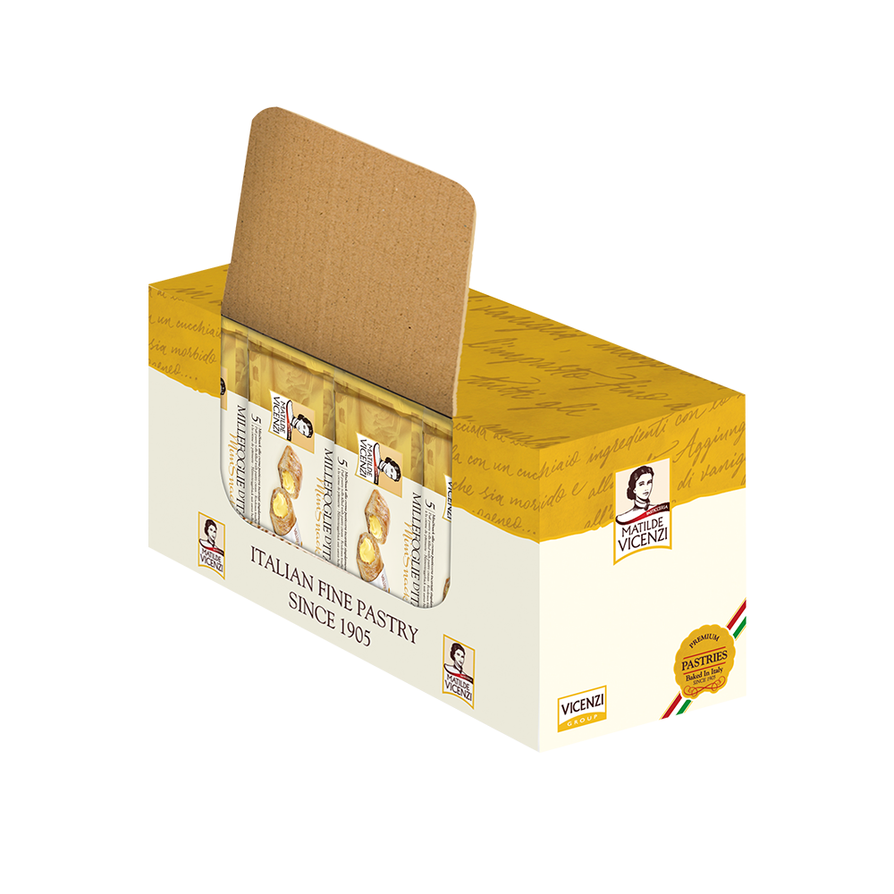 Millefoglie Minisnack Pastry 16 flow-packs