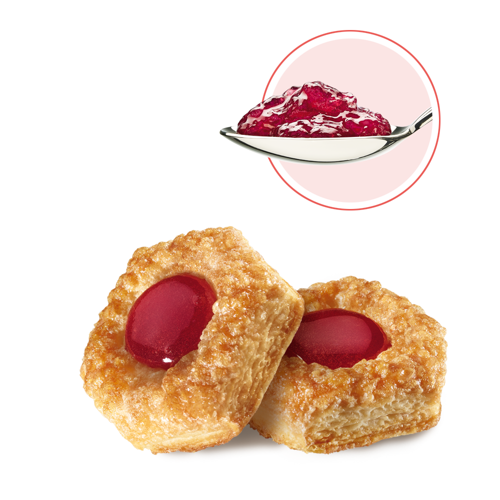 Puff Pastry with Raspberry Filling 90g